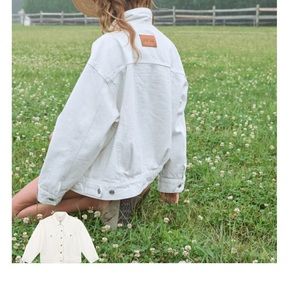 PARKE White Denim Jacket